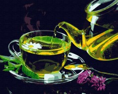 Картина за номерами Зелений чай (40x50) (RB-0103)