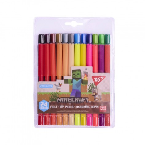Фломастери Yes 24 кольори 