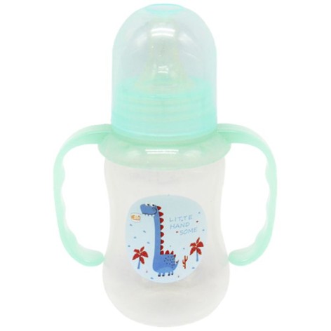 Поилка непроливайка с ручками, 125 мл (бирюзовая)