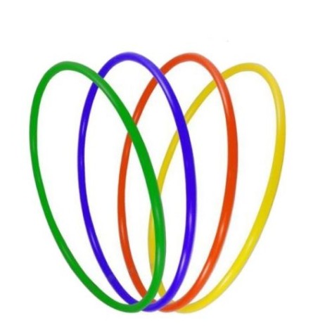 Обруч гімнастичний дитячий Бамсік №1 малий 68 см пластиковий