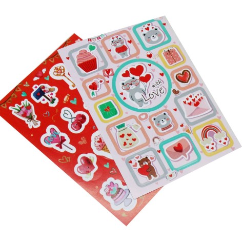 Набор наклейок Love В6, 2 л. ВИД 2