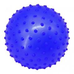 Гумовий м’яч масажний, 16 см (синій)