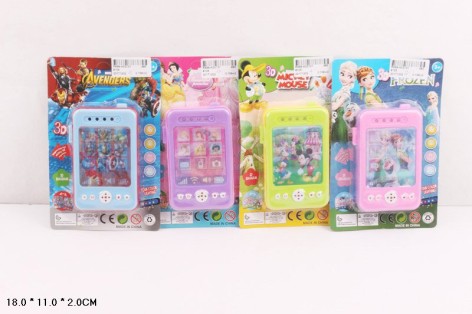 Іграшковий мобільний телефон дитячий на батарейках, 4 види, 18*11*2 см