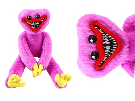 Мягкая игрушка Монстр Хаги Весы с липучками, 45 см, фиолет