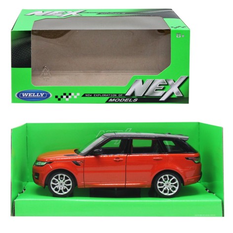 Машина металлическая WELLY 1:24 RANGE ROVER SPORT, терракота