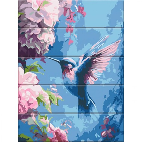 Живопис за номерами на дереві 