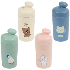 Міні-термос 300мл із нержавіючої сталі з трубочкою B25-12