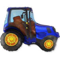 Шарик фольгированный Трактор мини 14*902681 голубой