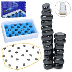 Настольная игра магнитная игра, магнитные камни, игровое поле, в кор-це, 25,5-16-5,5см /36/