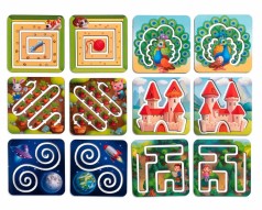 Розвиваючі Міжпівкульні дошки лабіринти Ubee 
