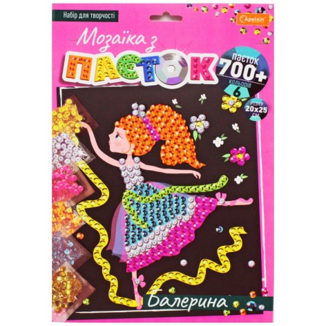 Мозаика из паеток Балерина