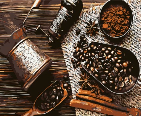 Набір для розпису за номерами Мистецтво Strateg розміром 30х40 см (LY70)