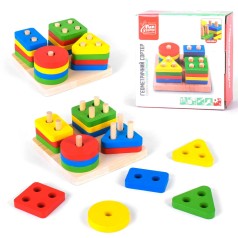 97411 [80380] гр Деревянный геометрический сортер 80380 (48) 