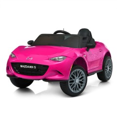 Машина M 5846EBLR-8 (1шт) р/к2,4G, 4мотор25W, 1акум12V9AH, BLUETOOTH, MP3, USB, TF, EVA, музика, світло, шкіра, рожевий