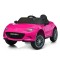 Машина M 5846EBLR-8 (1шт) р/к2,4G, 4мотор25W, 1акум12V9AH, BLUETOOTH, MP3, USB, TF, EVA, музика, світло, шкіра, рожевий