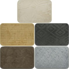 Коврик прямоугольный 38*58см с тиснением МИКС 2901-11