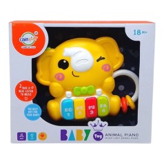 Детская музыкальная игрушка "Пианино Слонёнок" (желтый)