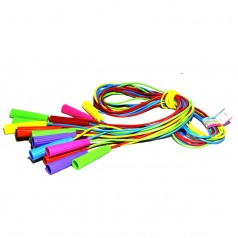Резиновые скакалки M-toys цветные 2,4 м 10 шт