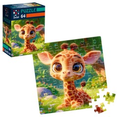 Пазлы De.tail. Маленький жираф. 64 детали DT1234-13