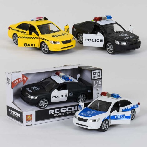 Іграшка A-Toys "Таксі" музичне та світлове 1:16 (WY560C)