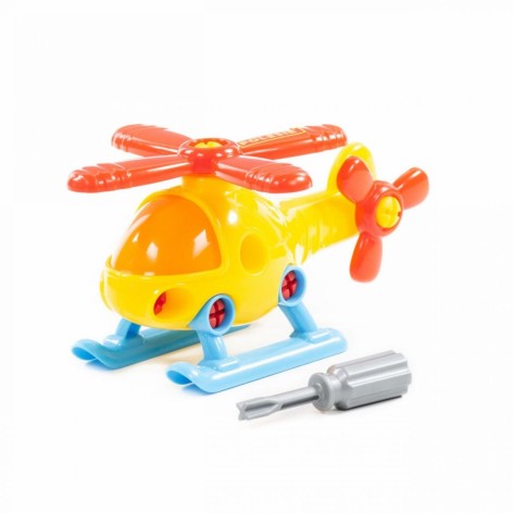 Конструктор пластиковый "Вертолет"