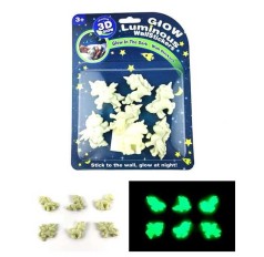 Неонові наліпки на листі 