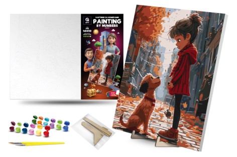 Набор для раскраски по номерам Qbee 