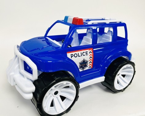Внедорожник игрушечный малый полиция Бамсик