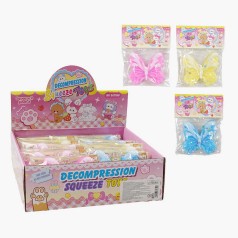 Игра антистресс, “Бабочка”, блестки, /32/384/12шт в кор.