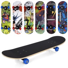 Скейт (наждак) 70-20,пласт.підвіска, кол.ПВХ, 7 шаров, 6 видов, 608Z, разбор., в кул. /6/