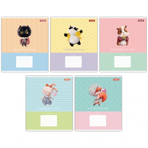 А5/18 лін. 1B Brush story, тетрадь учнів. 25 шт в уп. //