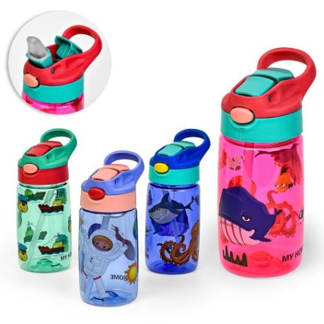 Пляшка-поїлка дитяча з трубочкою 