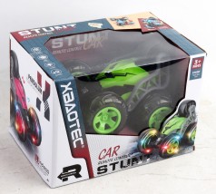 УЦЕНКА 30% Р/К машинка , 18см, акум, USB-зарядне, гумові колеса, оберт.360, трюкова, звук, світло, 3 кольори, в