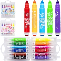 Фломастер дитячий 12 кольорів JUMBO 209-12 зі штампиком