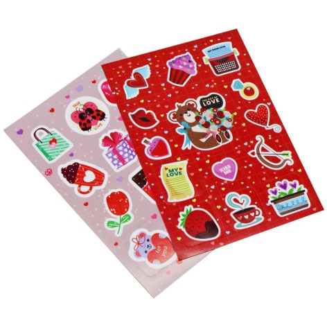 Набор наклейок Love В6, 2 л. ВИД 3