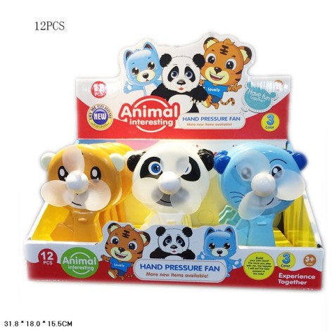 Вентилятор ручной /30/360/12шт в кор. 31,8*18*15,5см