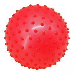 Гумовий м’яч масажний, 16 см (червоний)