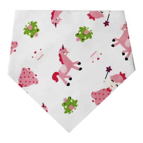 Слюнявчик тканевый на кнопке 