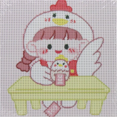 Алмазная мозаика цыпленок