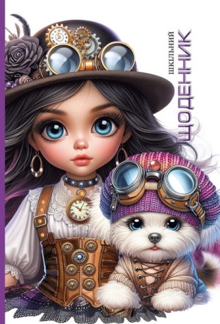 Щоденник, 55г, 7БЦ, 165х240 мм, 40 арк., Тиснення фольгою. диз.:25059