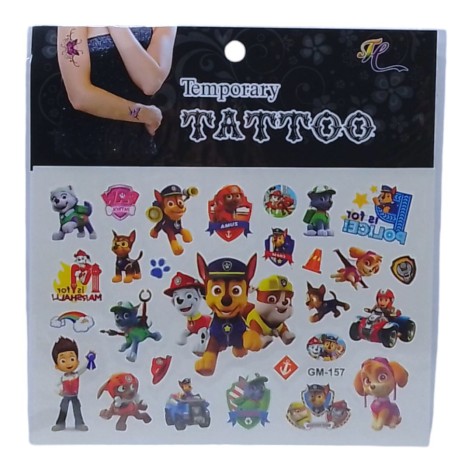 Дитячі тату "Paw Patrol"