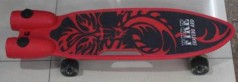 Скейт Fire Skateboard SK-018 BT-YSB-0086, светящиеся колеса, дым, музыка, 4 цвета
