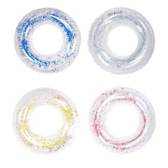 Надувний круг 80см BT-IG-0081 з блискітками 4кол.кул./120/