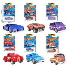 Машинка металопластиковий корпус, на листі,  мікс видів 