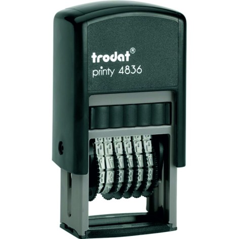 Мінінумератор 3,8мм плст., 6- розрядів