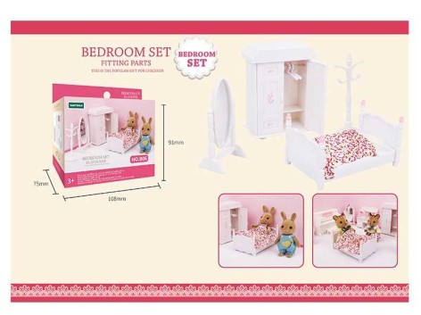 Набір меблів, меблі для спальні, аксесуари, в кор. /120/