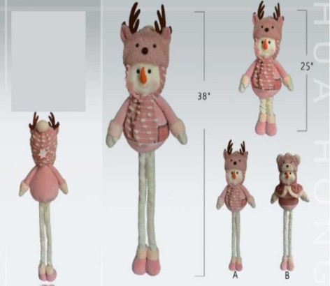 Новорічна декоративна іграшка 2 види, мін. висота 64 см, макс. висота 96 см, в п/є 