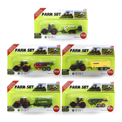 Трактор металлический 