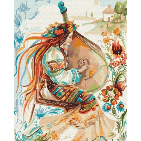 Картина по номерам: Украинская мелодия