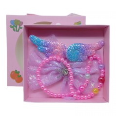 Набір прикрас КРИЛА Рожевий